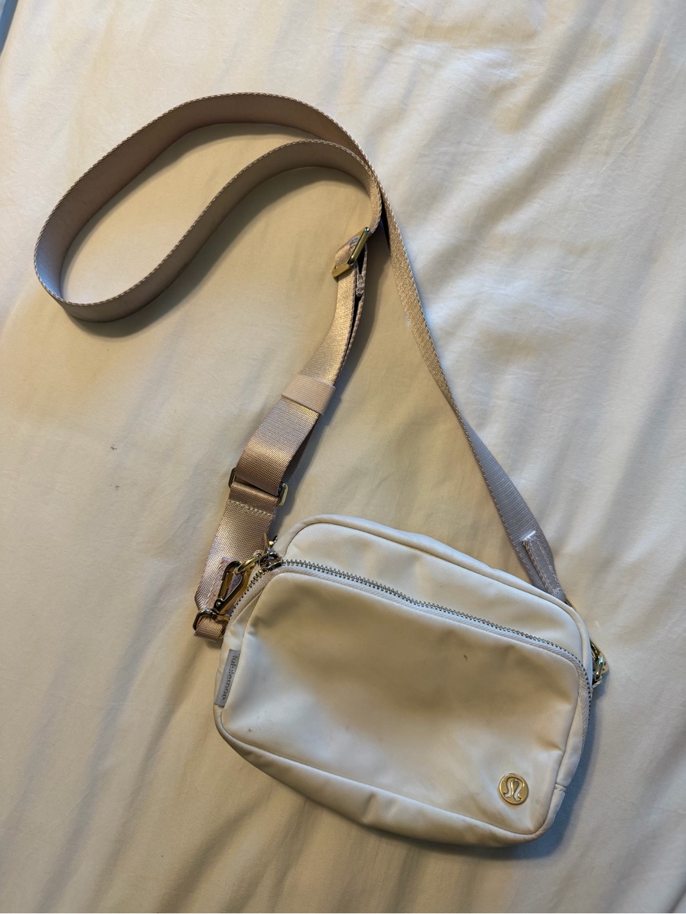 lululemon athletica Cream Crossbody Belt Bag